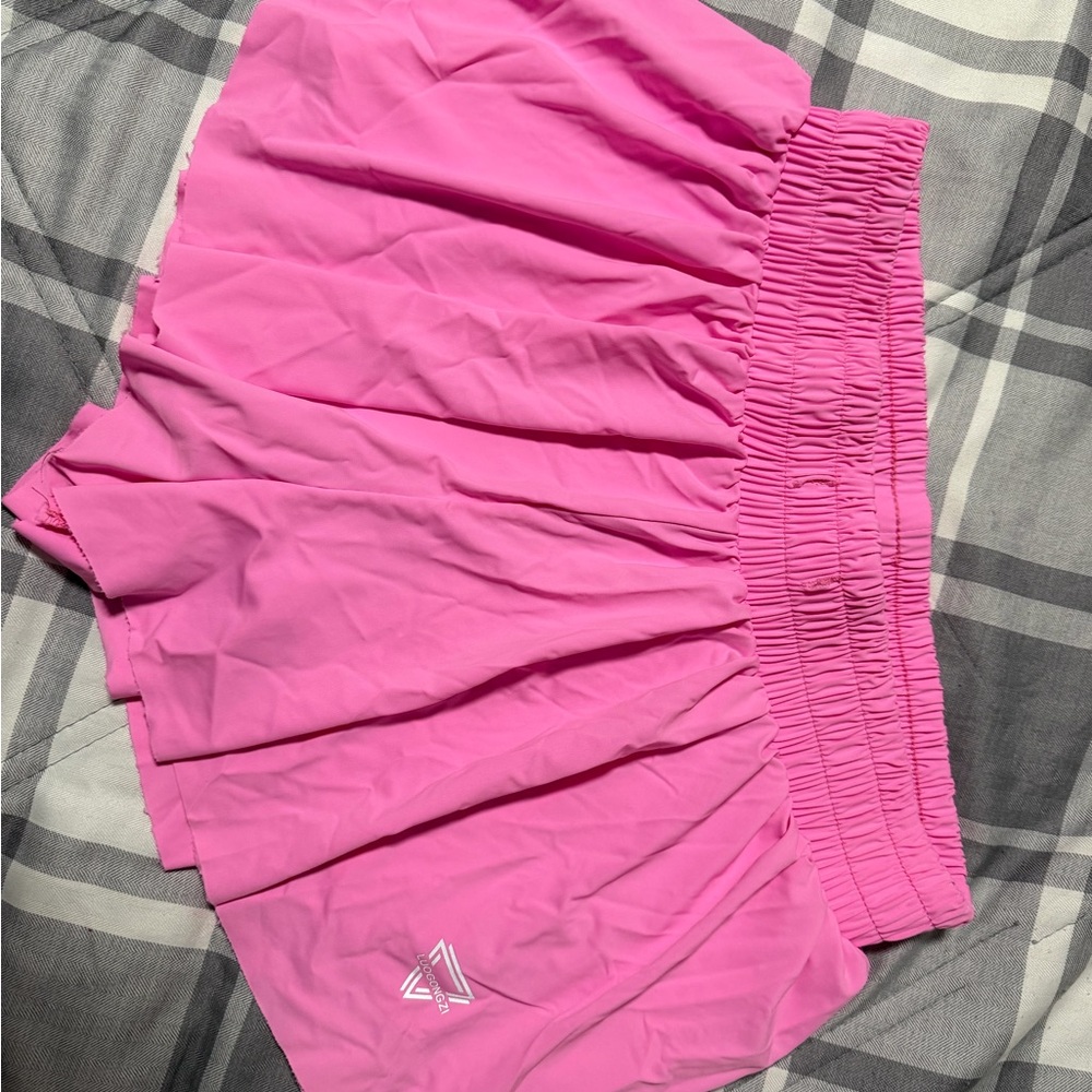Women's Pink Athletic Shorts